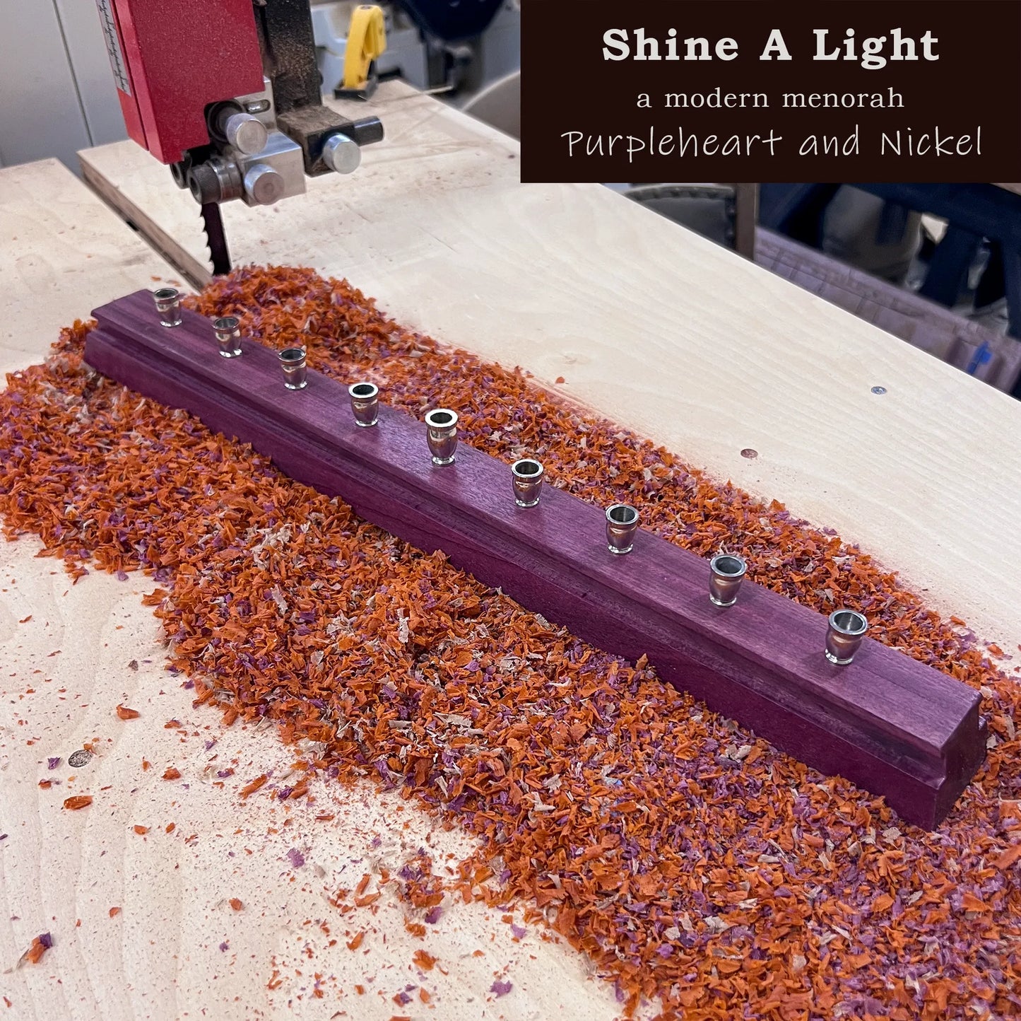 Modern Wood Menorah – Shine a Light | Minimalist Hanukkah Decor