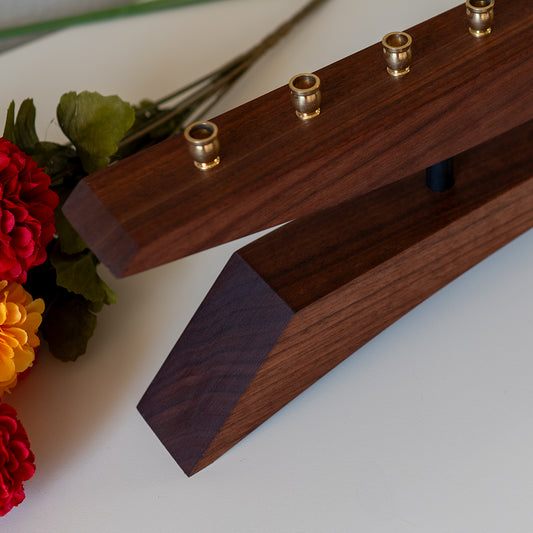 Modern Handmade Menorah: East of the Sun