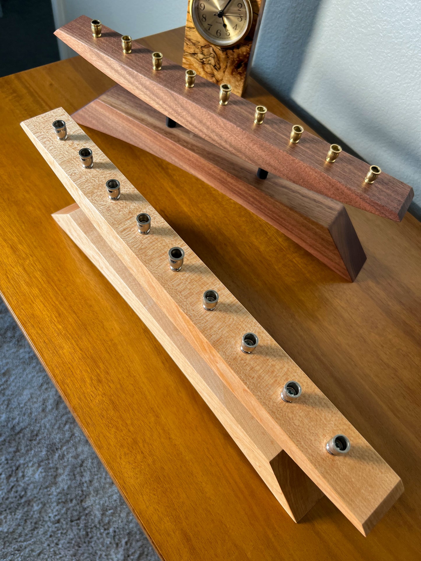 Modern Handmade Menorah: East of the Sun
