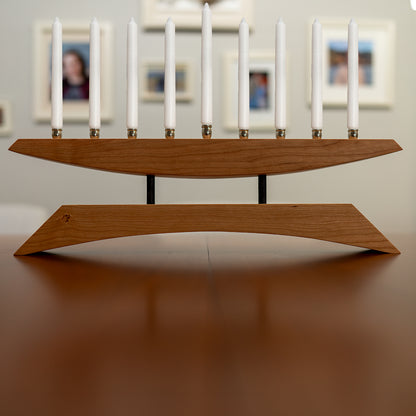 Modern Handmade Menorah: East of the Sun
