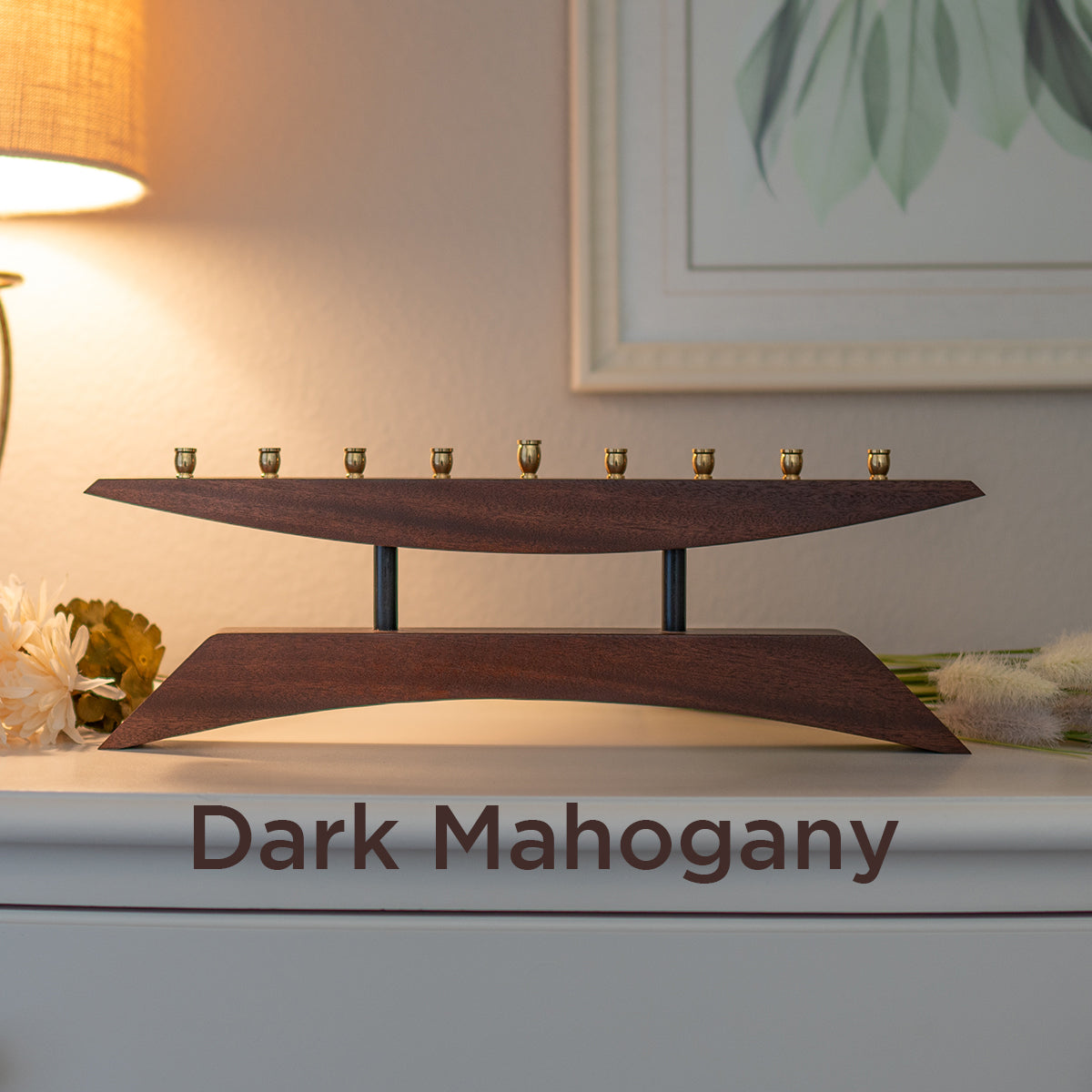 Modern Handmade Menorah: East of the Sun