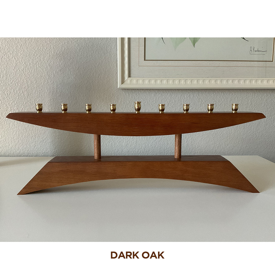 Modern Handmade Menorah: East of the Sun