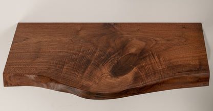 heart of gold - a floating console in walnut