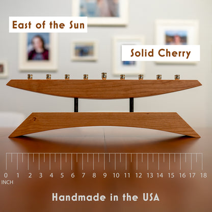 Modern Handmade Menorah: East of the Sun
