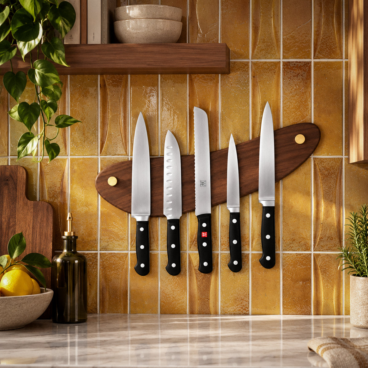 Mid-Century Magnetic Knife Rack – The Look of Love