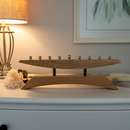 Modern Handmade Menorah: East of the Sun
