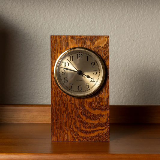 Desk Clock - Turn, Turn, Turn
