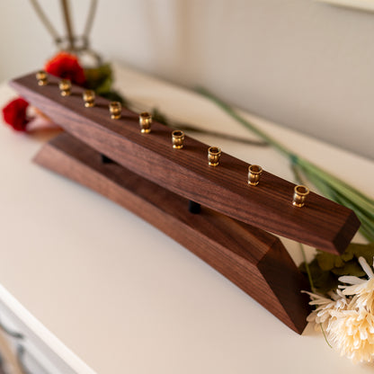 Modern Handmade Menorah: East of the Sun
