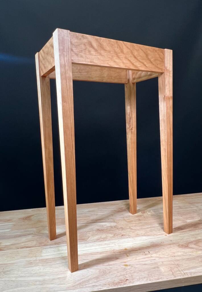 Small Console Table with a hard wax oil applies