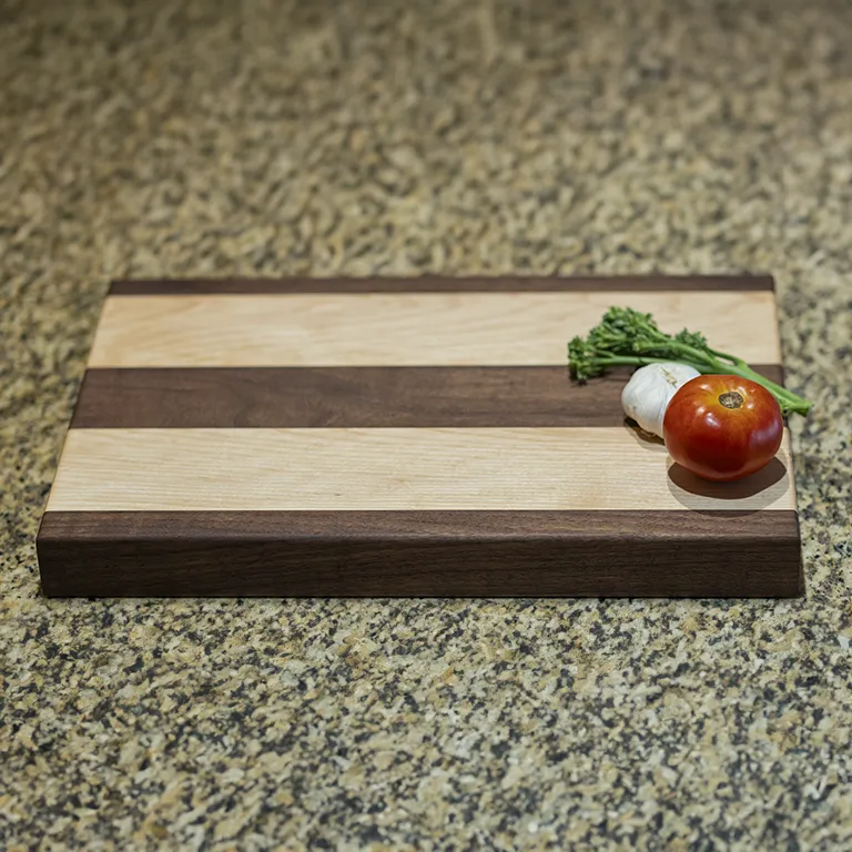 isnt she lovely maple and walnut cutting board